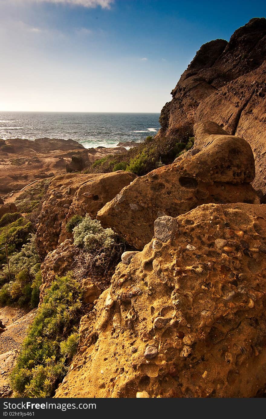 Rocky Path Late In The Afternoon