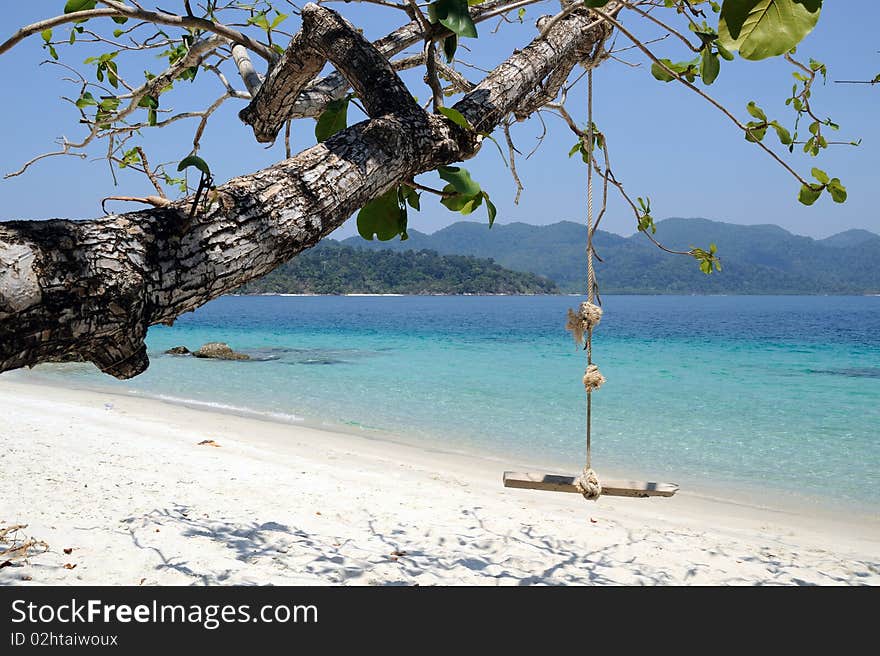 Beautiful beach and sea in Thailand