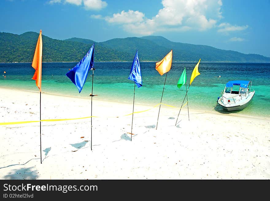 Boat in the sae in Thailand