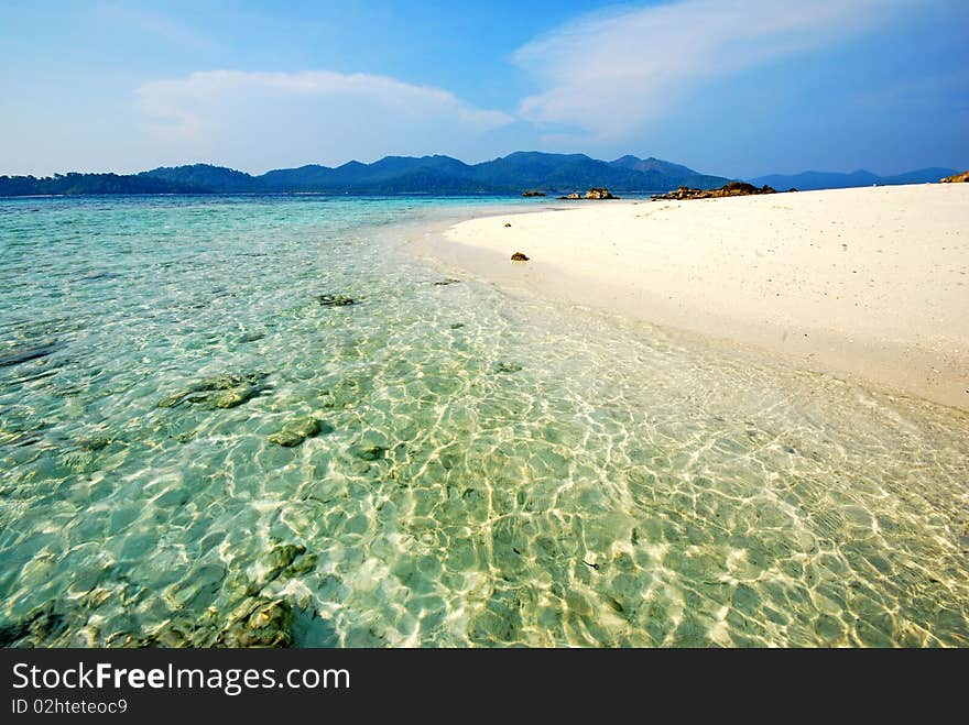 Sea beach in Tarutao National park satul Thailand. Sea beach in Tarutao National park satul Thailand