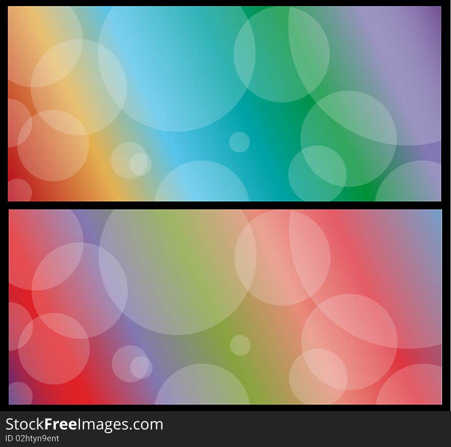 Defocused lights background. Vector Illustration. EPS10