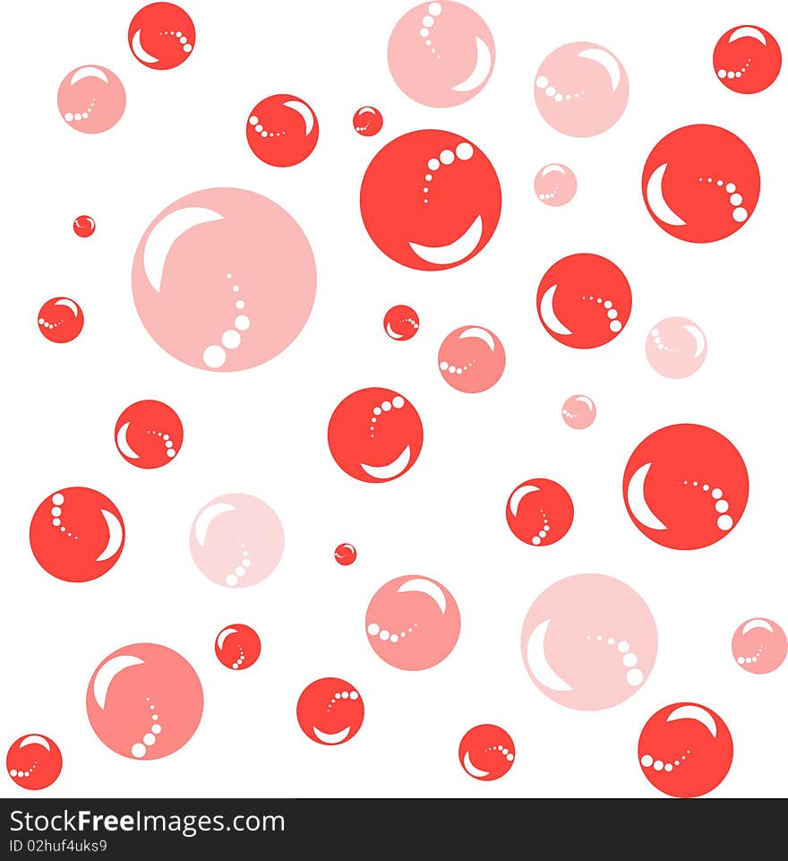 Seamless Red and Pink Circle. Seamless Red and Pink Circle