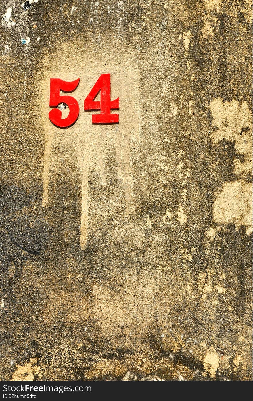 Fiftyfour Number Stick Crust Background