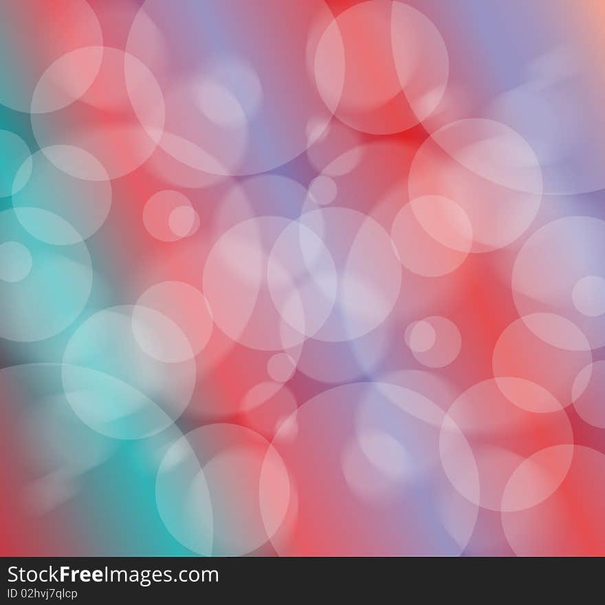 Defocused lights background. Vector Illustration. EPS10