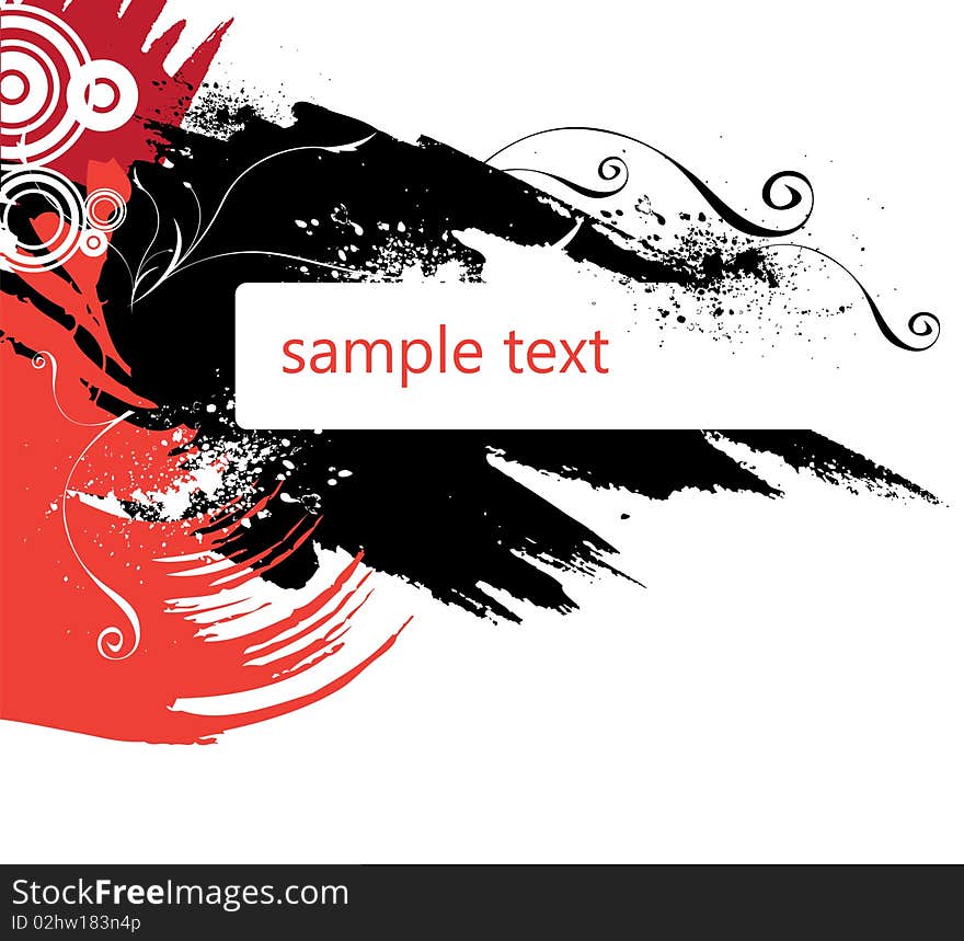 Grunge style background illustration vector. Grunge style background illustration vector