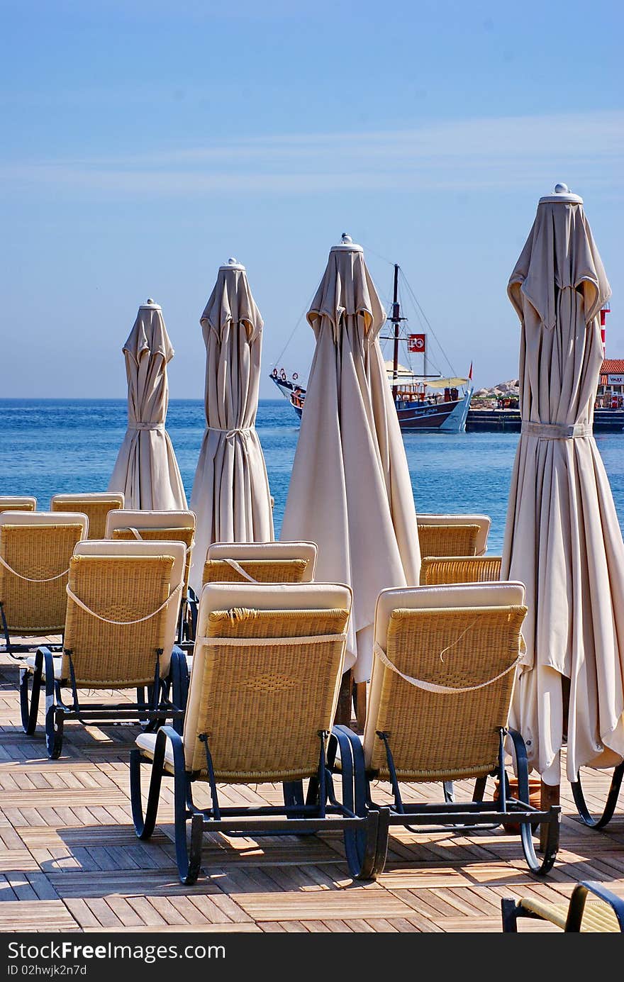 Beach near the sea during the day. Beach near the sea during the day