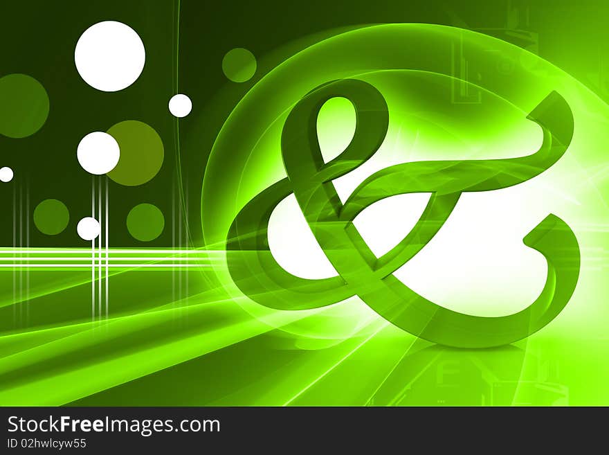 Digital illustration of
Zodiac symbol in color background