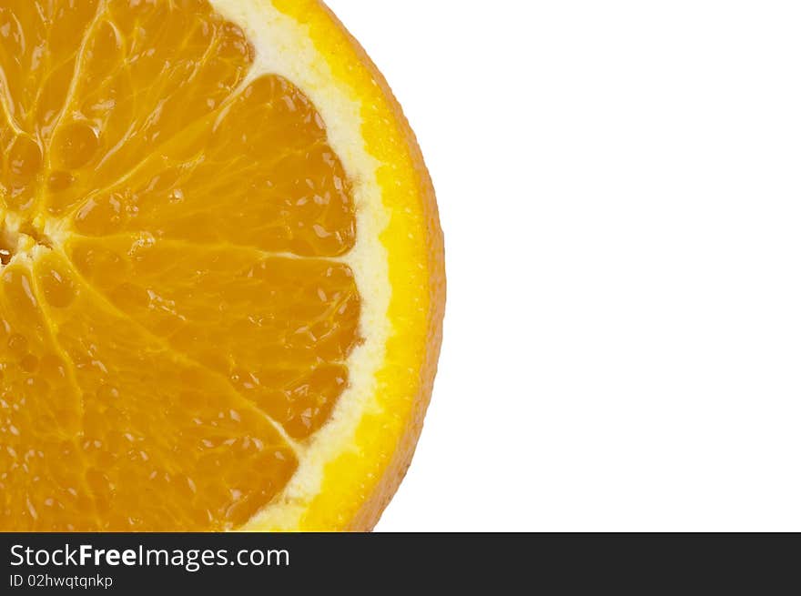 Part of sliced orange