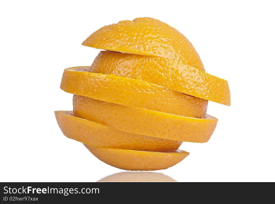 Sliced Whole Orange