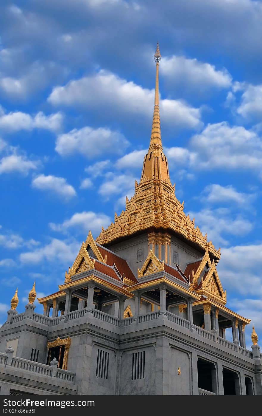 Thailand, Bangkok.The temple near  the Grand palace area. Thailand, Bangkok.The temple near  the Grand palace area.