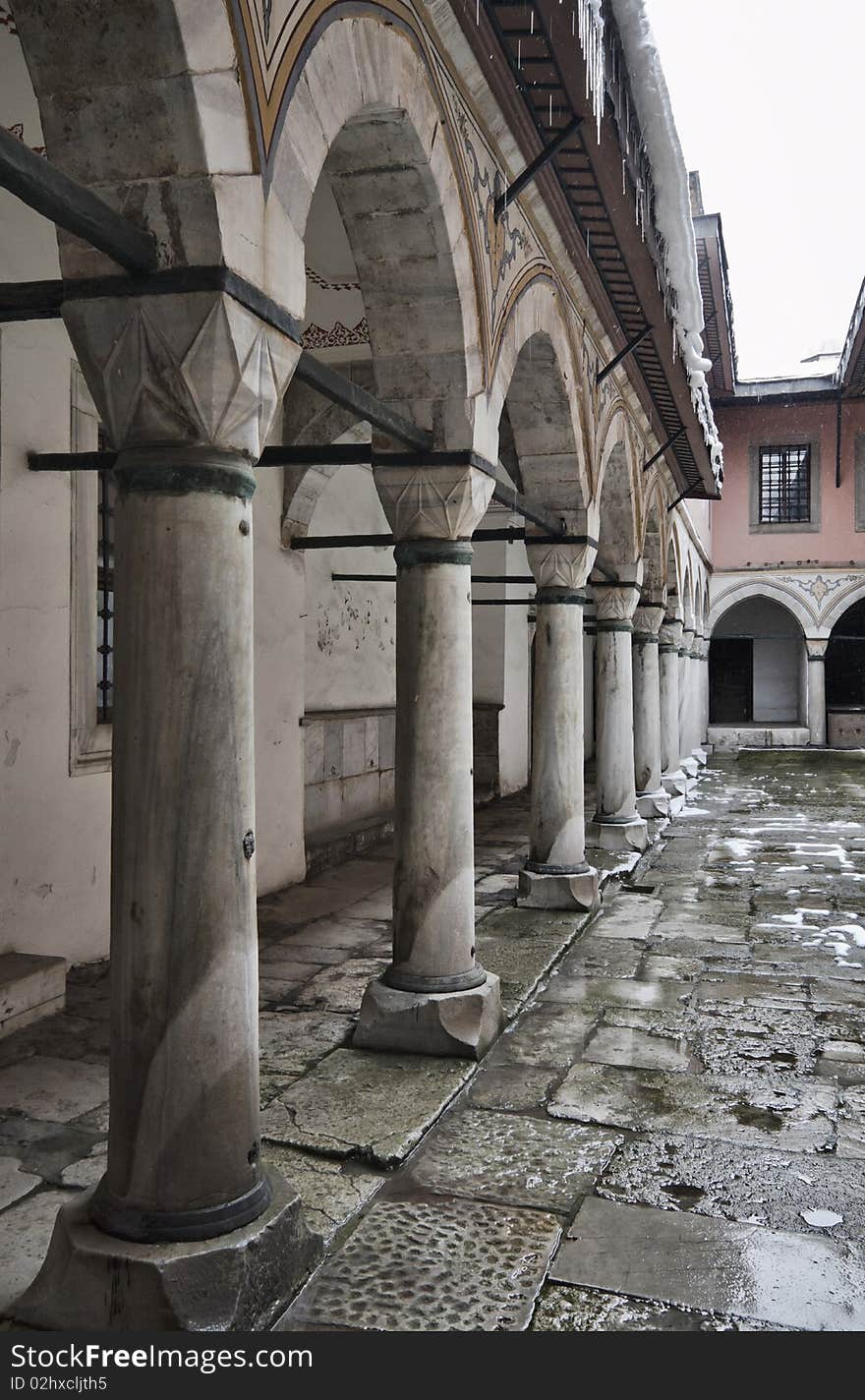 Turkey, Istanbul, Topkapi Palace, the Harem (forbidden to visitors and strangers, the Harem is one of the private apartments of the Sultan called Harem-i Humayun, where the sultan and his family lived)