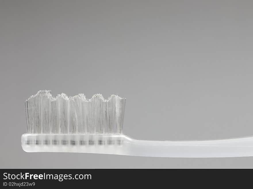 Toothbrush white on white background