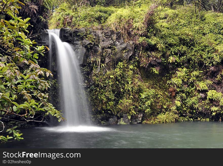 Hawaiian waterfall