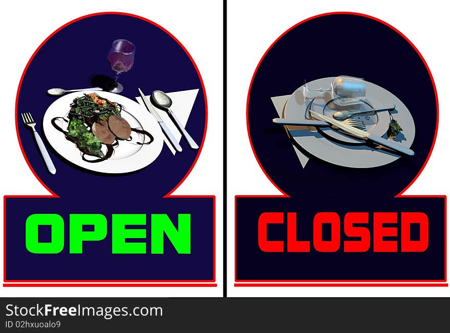 Restaurant open-closed