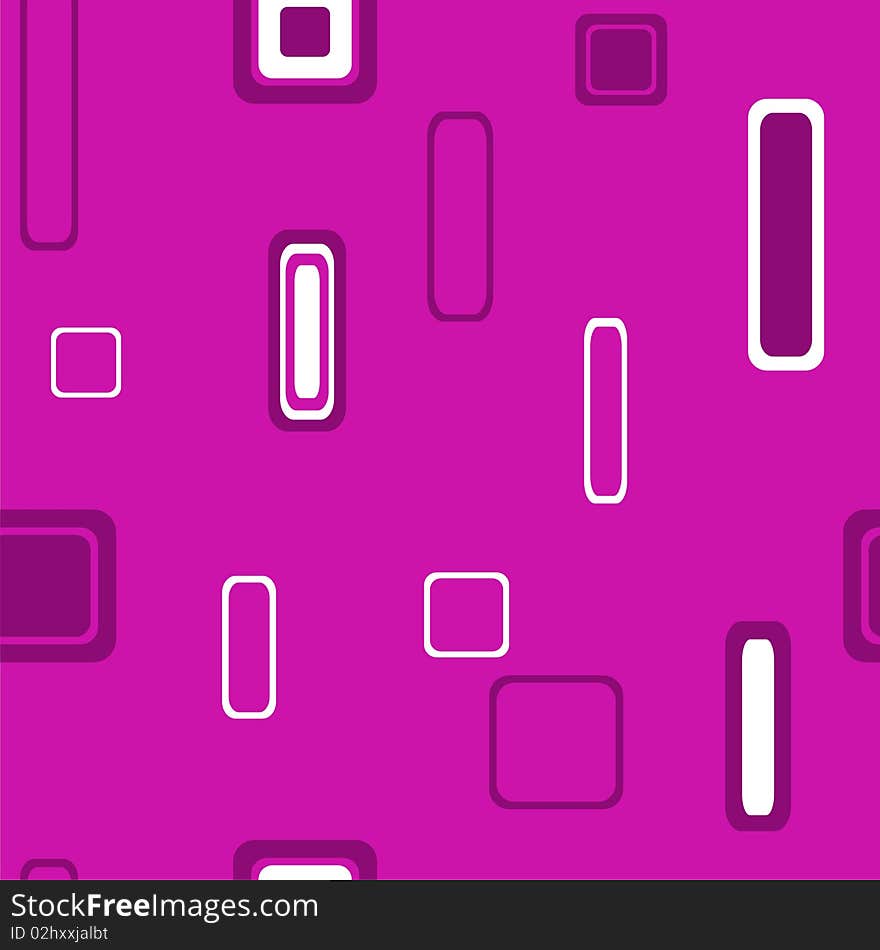 Seamless colorful abstract background with various rectangle