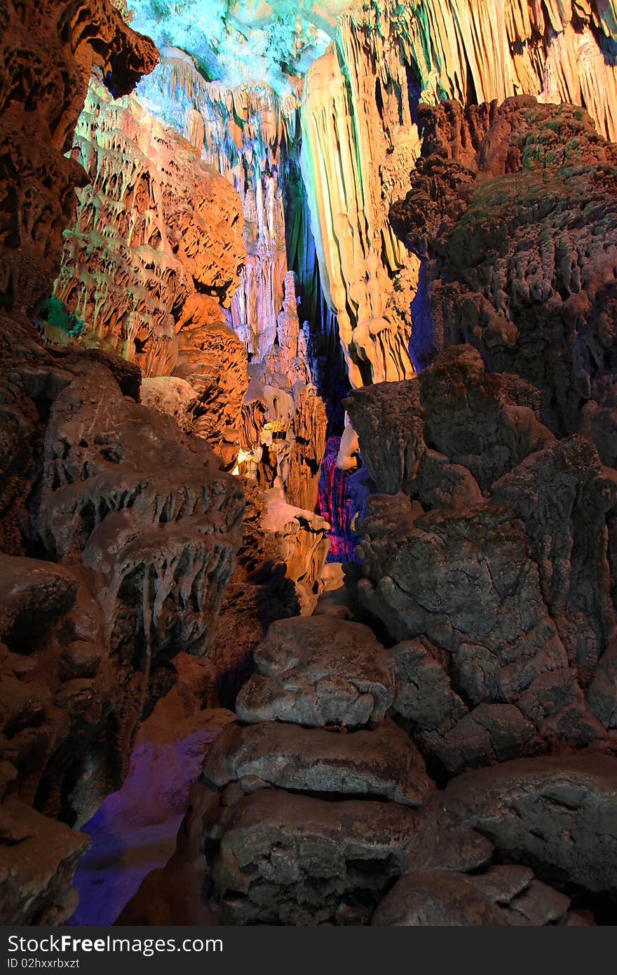 Reed Flute Cave Guilin Guangxi China