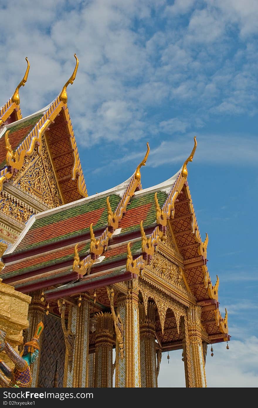 Wat phara kaew in thailand