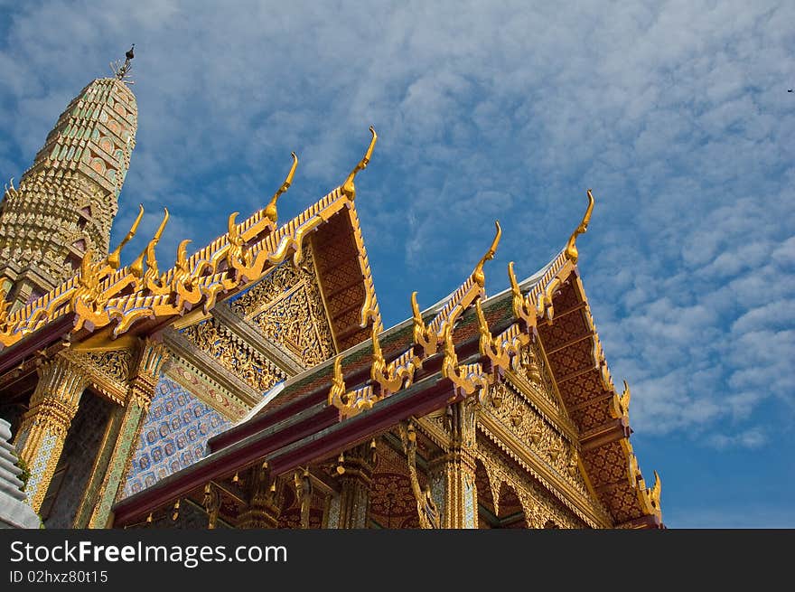 Wat phara kaew in thailand