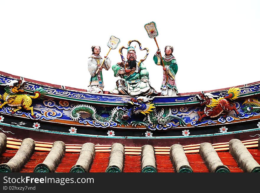 The chinese temple in Penang, Malasia. The chinese temple in Penang, Malasia