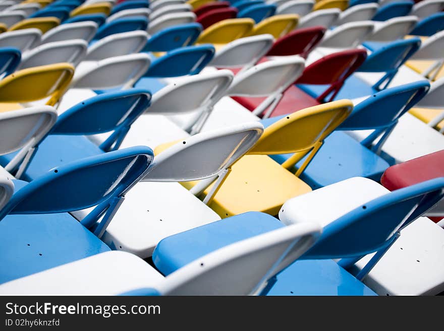 Colorful Stadium Seats