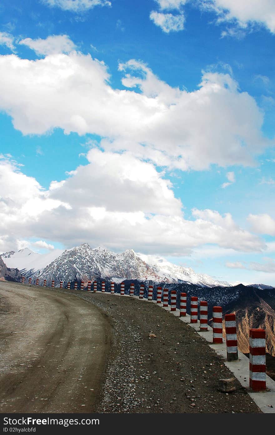 Landscape in Tibet