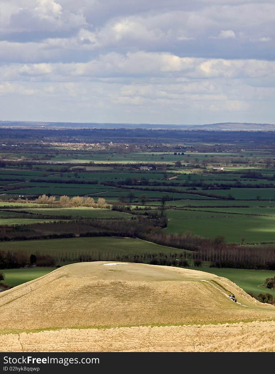 Dragon Hill near White Horse Hill