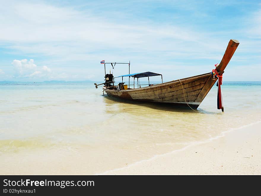 Thai boat, Phi Phi Krabi, Thailand