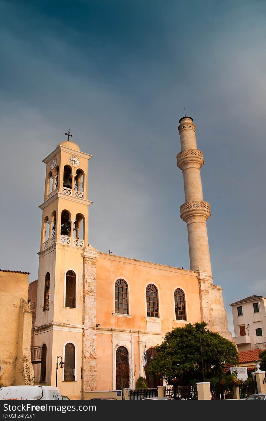 St. Nicholas Church in Chania city, Crete, Greece