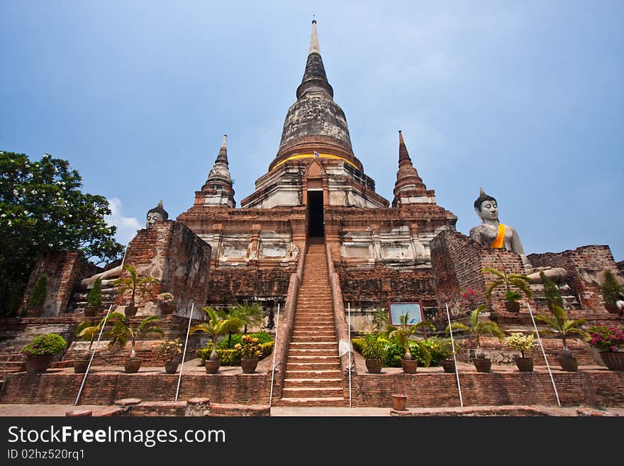 Wat Yai Chai Mongkol, Ayutthaya, Thailand