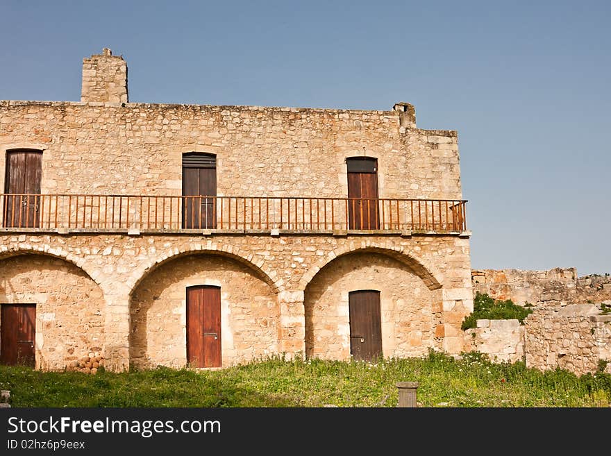 Monastery of St. John Theologian at Ancient Aptera in Crete, Greece