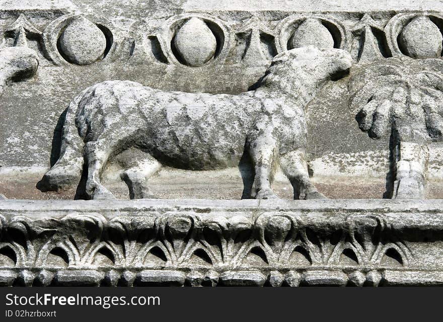 Lamb frieze, Hagia Sophia, Istanbul