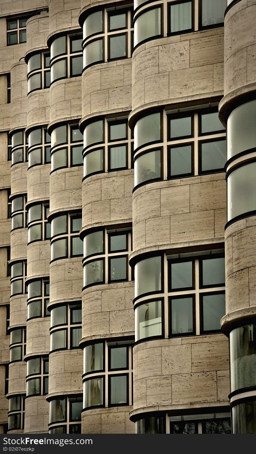 The Shell House on the Landwehr Canal in Berlin. The Shell House on the Landwehr Canal in Berlin