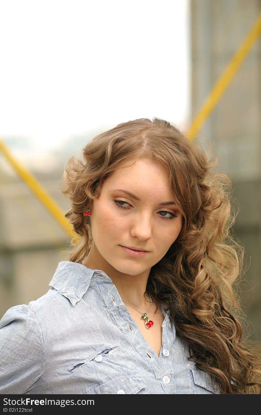 Young Girl With Long Hair