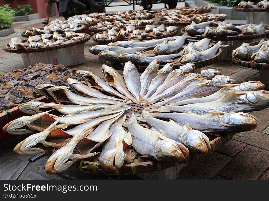 Salted fish is one of the chinese style food.