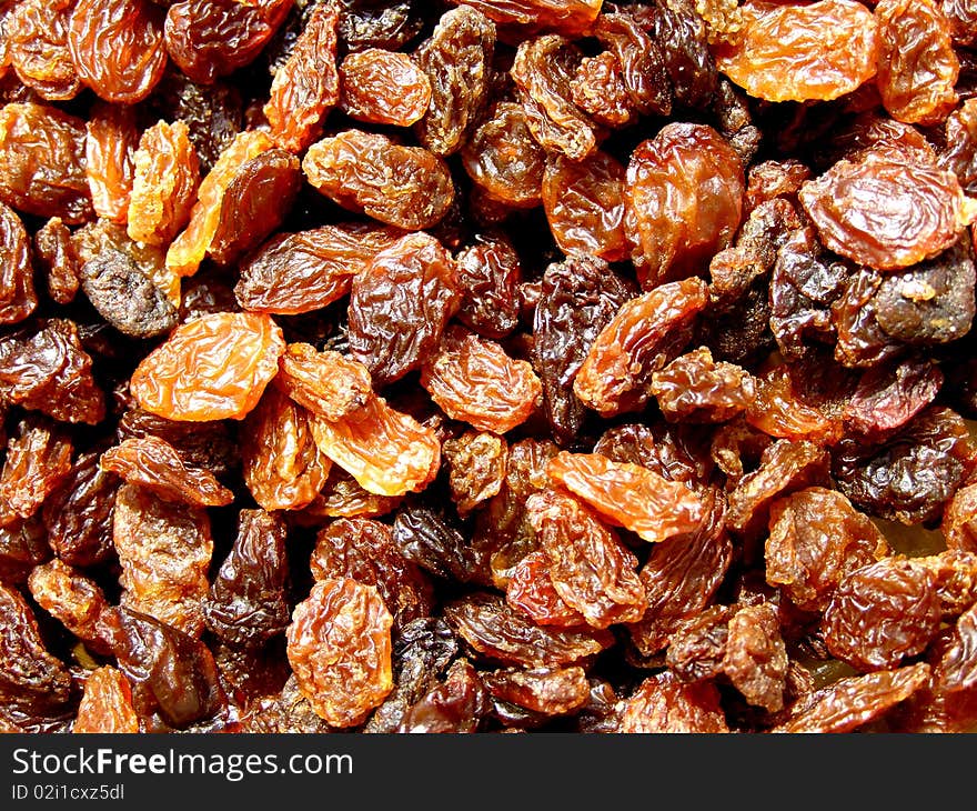 Raisins Texture Background