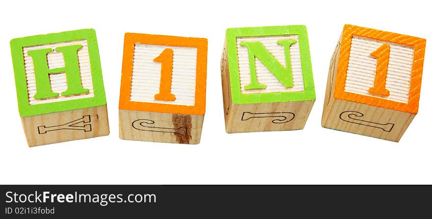 H1N1 in Alphabet Blocks