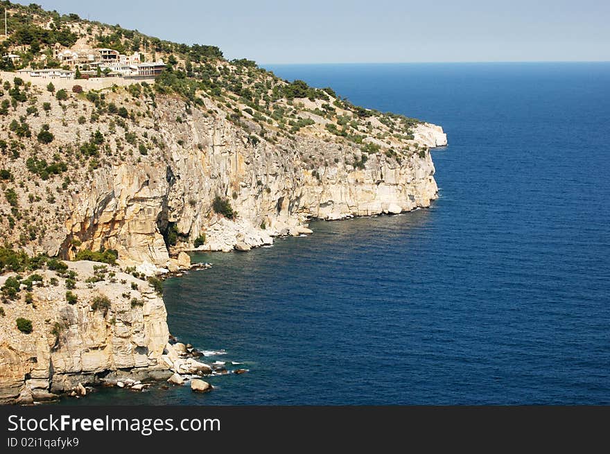 East coast of Thassos island