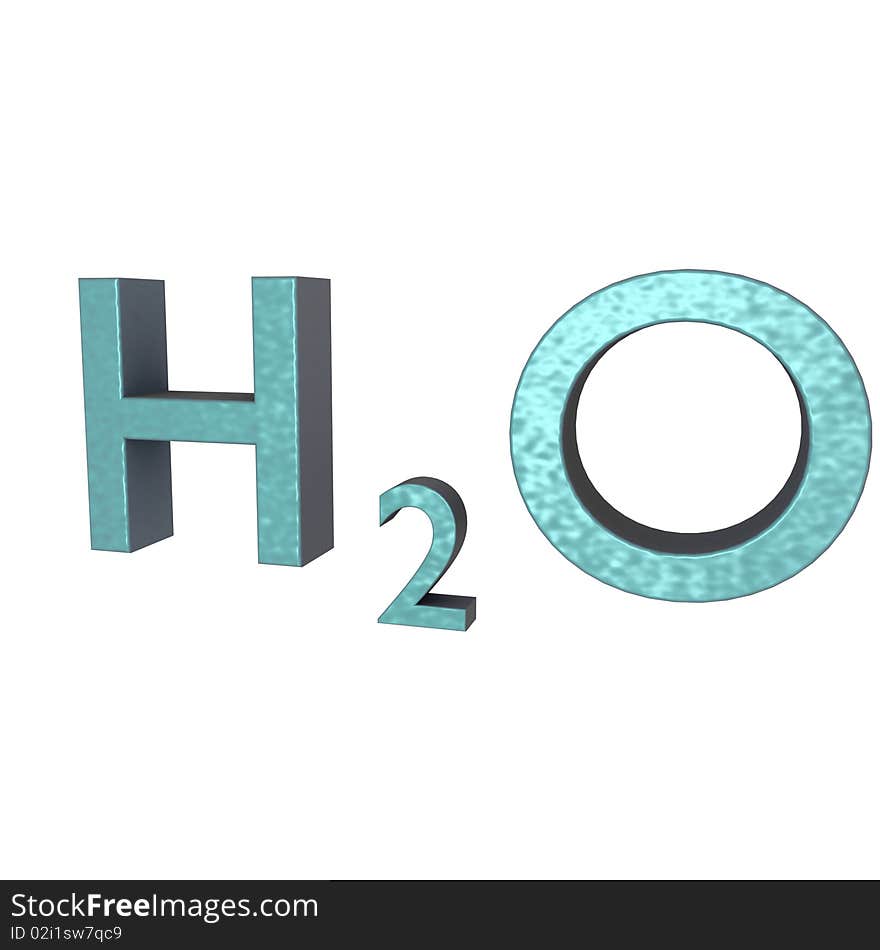 H20 Letters 3d