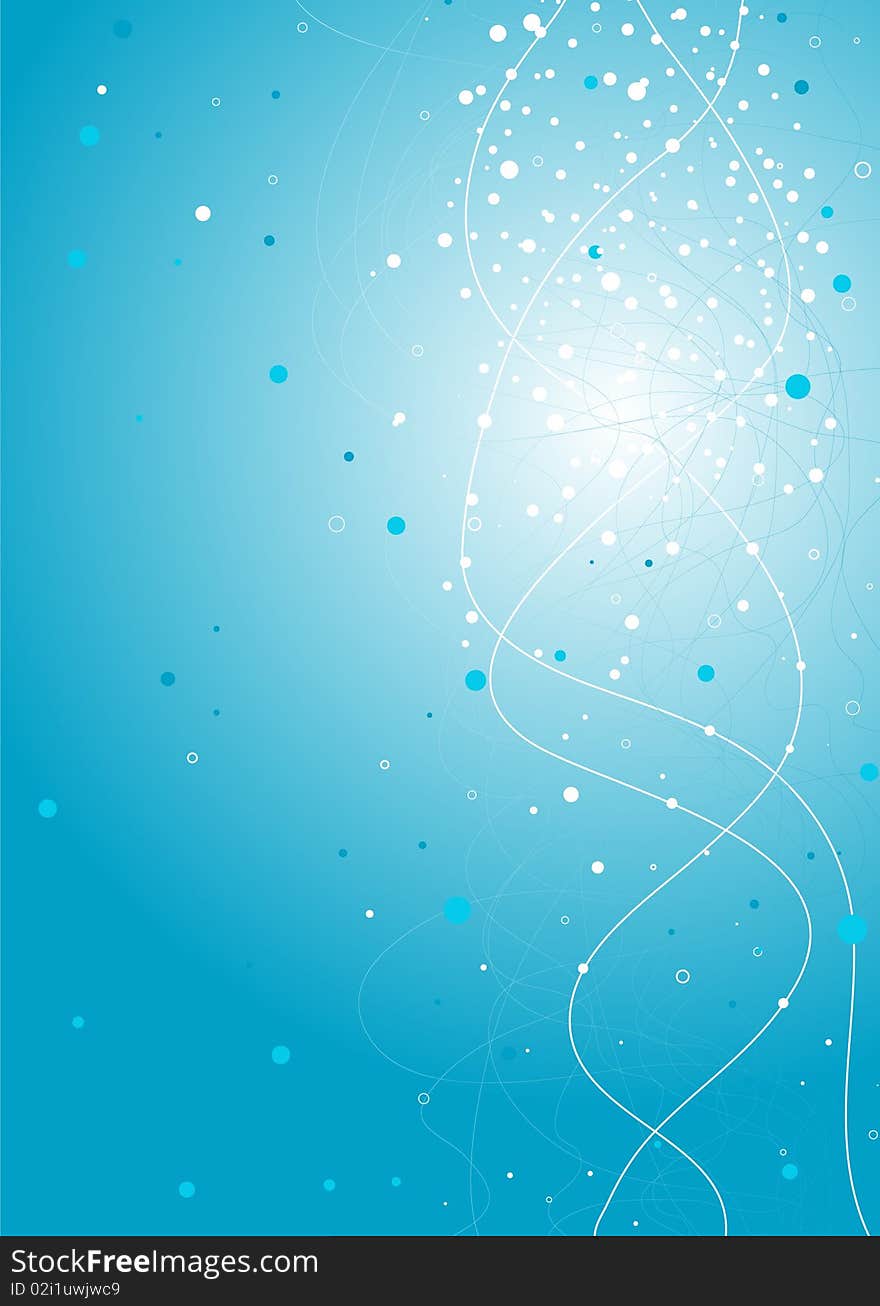 Abstract hi tech blue background with lines. Abstract hi tech blue background with lines