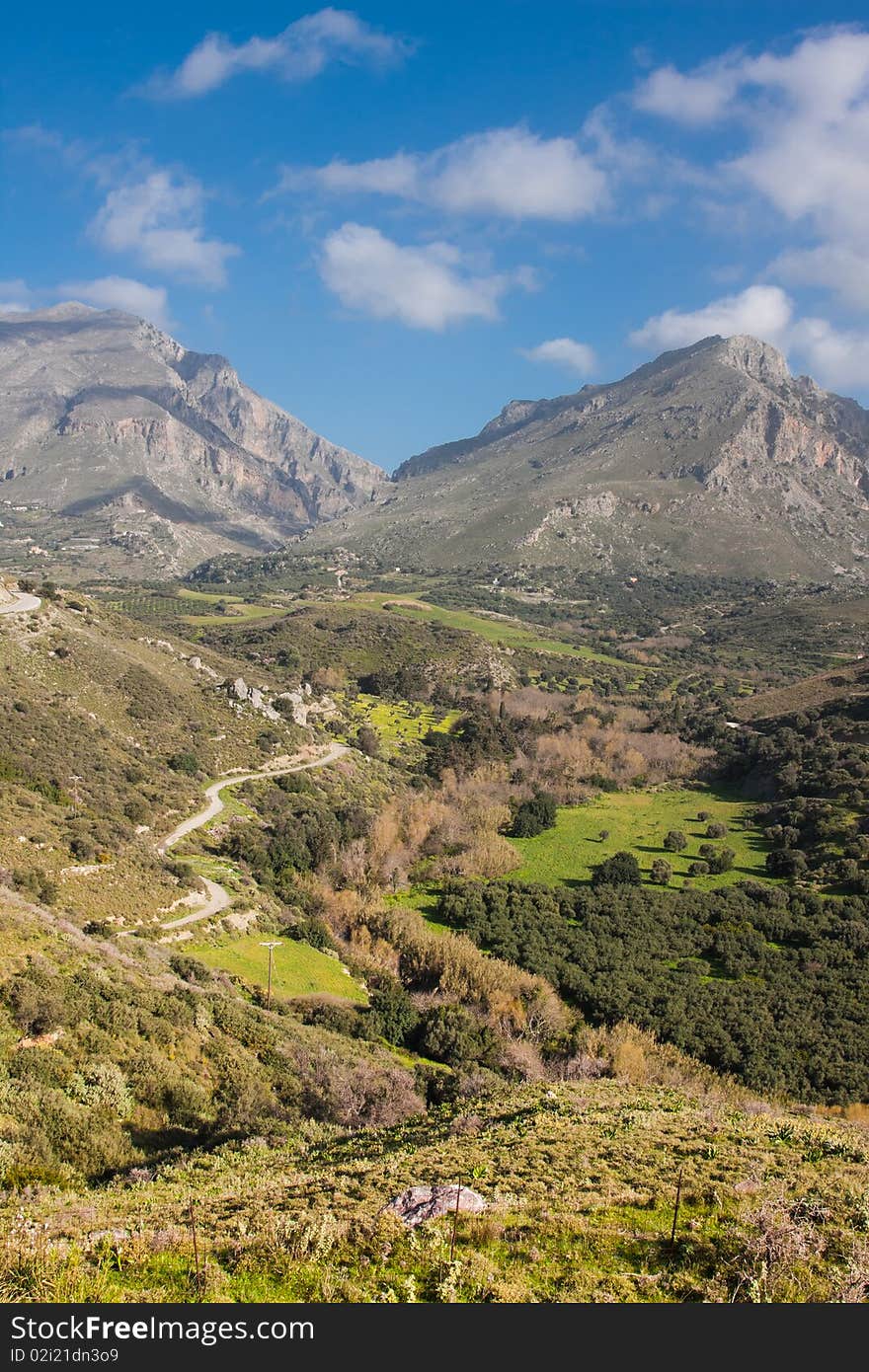 Landscapes At Preveli