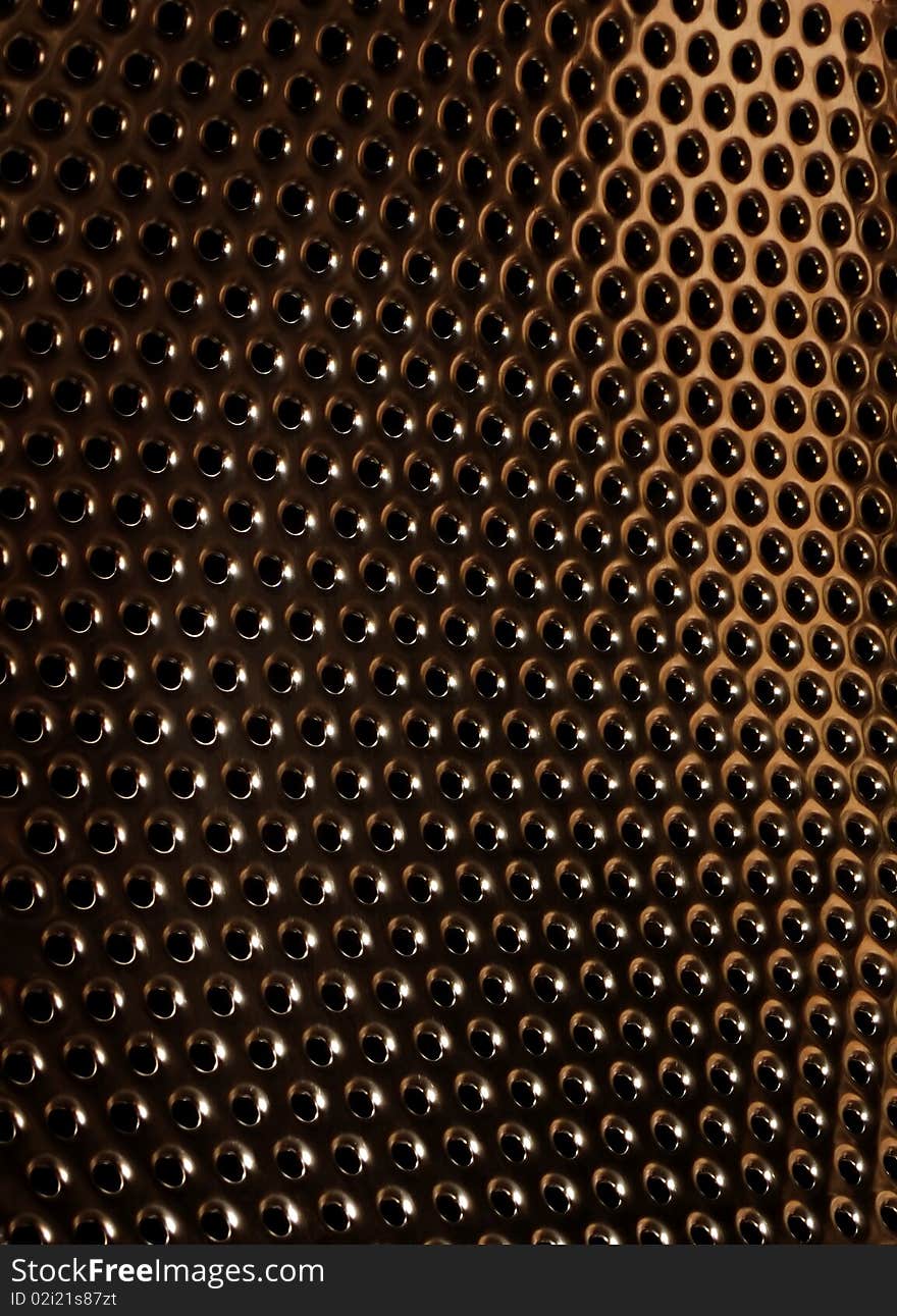 Texture of a metal grill