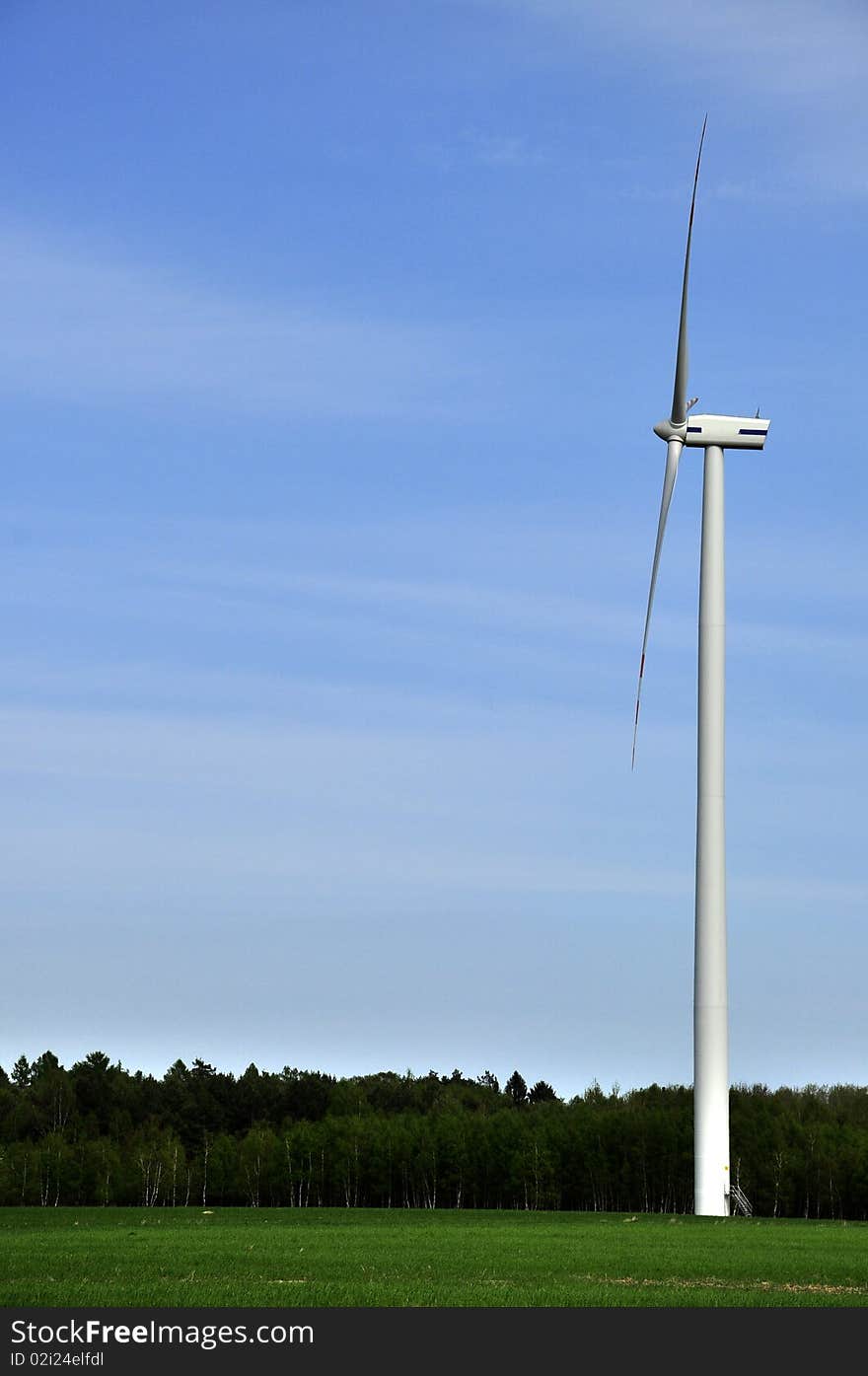 An image of wind turbine