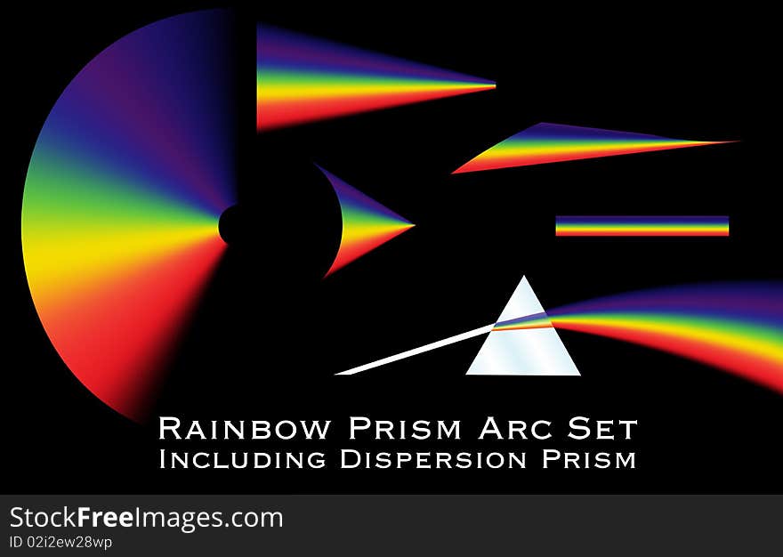 Rainbow Prism Arc Set