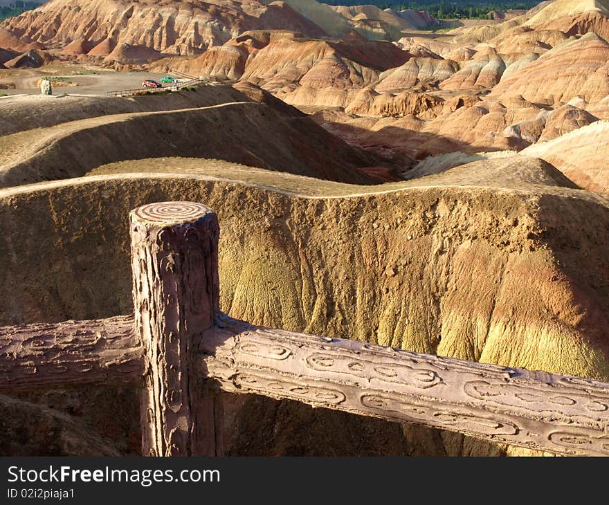 Grand Canyon of the railings in the Gansu Province of China