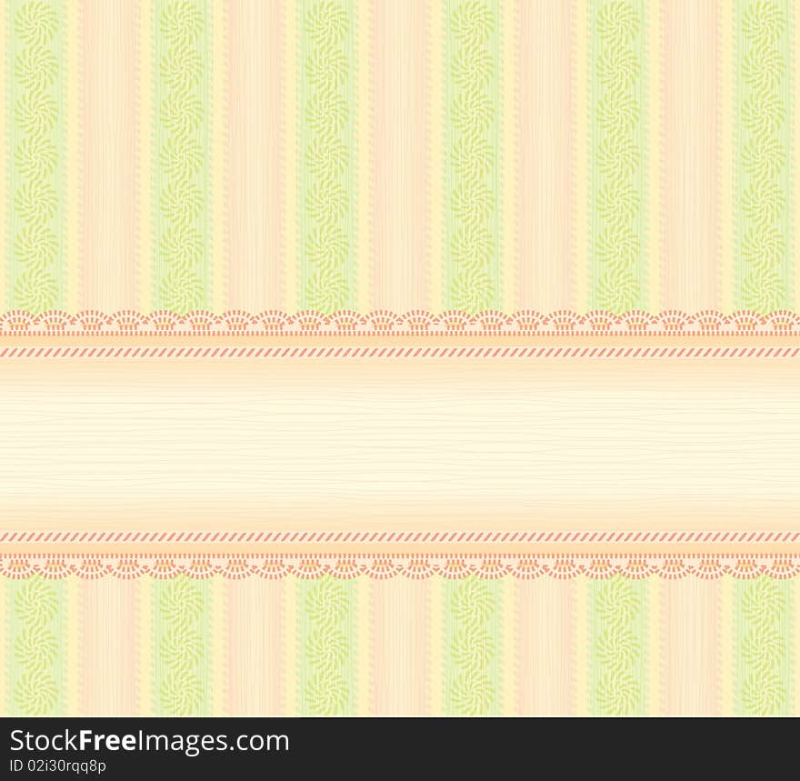 Background with stripes and square frame. Background with stripes and square frame.