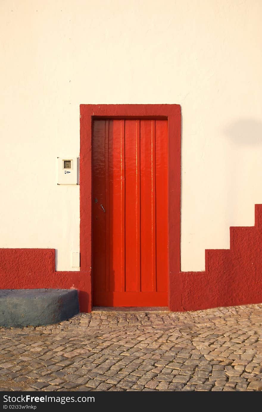 Red Door In Alvor