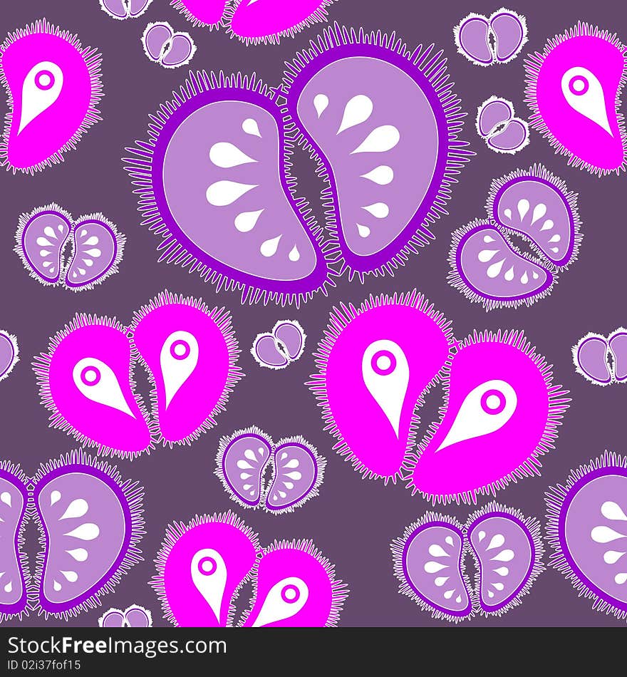 Vector. Seamless ornament  in color 303. Vector. Seamless ornament  in color 303