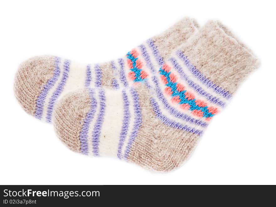 Knitted socks