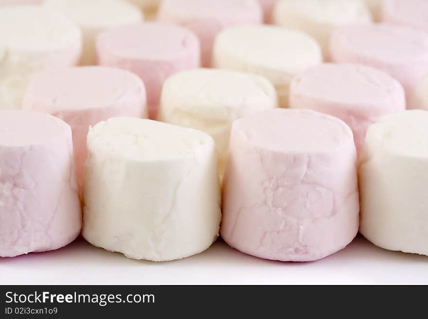 Pink And White Marshmallows