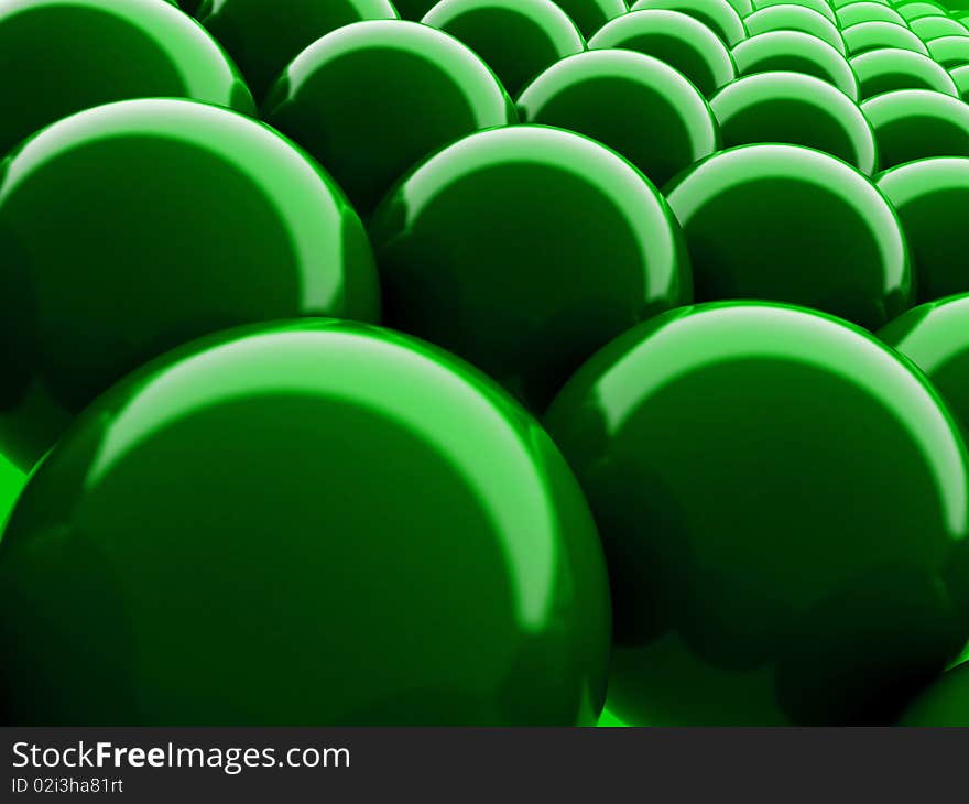 Green ballon background